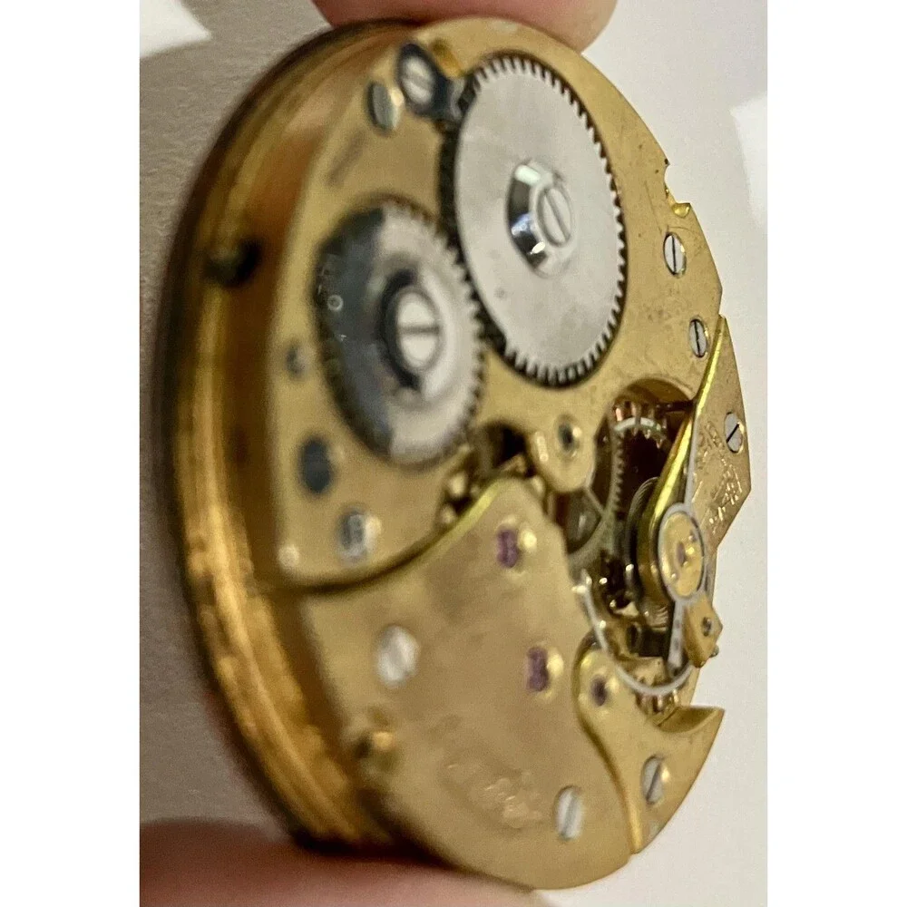 Vintage DOXA Pocket Watch White Enamel Dial Manual Wind Swiss Open Face